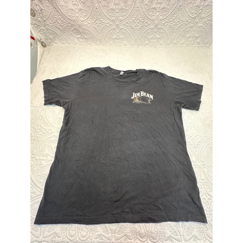 Jim Beam Scary Good Halloween Graphic T-Shirt Mens 2XL Black American Apparel